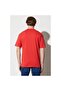 Loose Fit Men's Red Crew Neck T-Shirt - 5