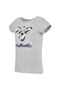 Triana Women's Gray Printed Crew Neck T-Shirt - 4