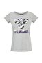 Triana Women's Gray Printed Crew Neck T-Shirt - 3