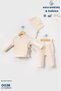 Unisex Summer Muslin Fabric Bi Organic 100% Cotton 3 Piece Set - 4