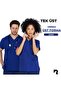 Unisex Terikoton Doctor Nurse Uniform Medical Uniform Surgical Top Thin Fabric (Top Only)