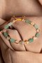 Certified Aventurine, Citrine and Zircon Apparatus Natural Stone Macrame Adjustable Bracelet (6 mm) - 2