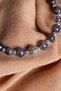 Certified Iolite Natural Stone Zircon Apparatus Bracelet 6-8 mm - 5