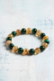 Certified Citrine and Malachite Natural Stone Bracelet – 8 mm - 3