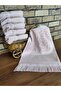 30x50 Etamine Fringed Towel - Salmon - 4