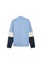 Childhood Dreams Men's Blue Stand Collar Sweatshirt - 2