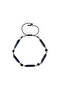 Certified Sodalite Obsidian Howlite Hematite Natural Stone Macrame Adjustable Bracelet - 6