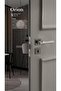 Orion - Room Door Handle Square Rosette Right Left Suitable Interior Home Door Handle Handles-A103