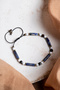 Certified Sodalite Obsidian Howlite Hematite Natural Stone Macrame Adjustable Bracelet - 2
