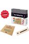 Surakarta & Xox (2 Games in 1) Wooden Intelligence and Strategy Game Age 5 2 Players - 9