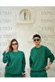 سترة رياضية خضراء كبيرة الحجم من مجموعة Green Lover Couple Combinations، قطعتين - 2