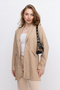 Baguette Women's Zippered Adjustable Shoulder & Shoulder Bag with Belt Detail - 8