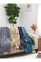 Jacquard Chenille Non-Slip Sofa Cover and Sofa Bed Cover 175X215 cm |   Microfiber Sofa Shawl Anthracite - 5