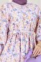Floral Beach Dress-Purple - 4