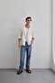 Tugur Men's Striped Oversize Premium White Shirt Soft Touch Refined Comfort - 4