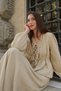 Women's Lace Detailed Washed Soft Cotton Muslin Blouse - 7