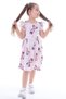 3 Printed Lycra Girls' Dress - 4