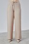 Women's Pants Wide Leg Raised Waist Pocket Striped Trousers Striped-Pants - 2