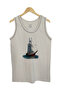 Men's Strappy Knitted T-Shirt with Interlayer Sailboat2 Digital Printed 100% Cotton