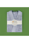 Soft Premium Unisex Bathrobe - Blue - L / XL - 3
