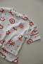 Happy Face Patterned 100% Organic Cotton Baby Girl, Boy Oversize Bottom Top Set 2-Piece Comfortable Set - 5