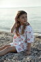 Happy Face Patterned 100% Organic Cotton Baby Girl, Boy Oversize Bottom Top Set 2-Piece Comfortable Set