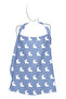 Mono Lapin Royal Blue Muslin Baby Breastfeeding Bib - 6