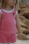 Ice Cream Embroidered Pink Towel Effect Baby, Children's Underwear Set – Summer 100% Cotton Set - 6
