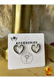 Women's Silver Color Heart Figured Minimal Earrings – Elegant and Romantic Design - 3