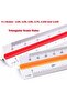 Architectural Scale Ruler – Triangular Drafting Ruler for Students, Engineers & Architects - 4