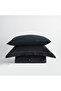 Havin King Size Duvet Cover Set 100% Organic Cotton Satin Piece Paint Anthracite 240x220 Cm