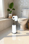 Never Rusting Spare Standing Toilet Paper Holder Lifetime Rustproof Standing Wc Height 60 cm