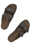 Men's Banded Leather Slippers 215020 - 6