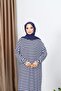 Dress with Striped Side Slit Detail - 3
