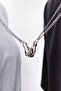 Magnetic Hand-Holding Couple Lover Necklace Bbk23