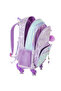 4-wheel Trolley 17" School Bag Set of 3 w/ Lunch Bag and Pencil Pouch - Love Purple - 5