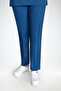 Unisex Petrol Blue Lycra Surgical Bottom Top Jersey Suit - 8