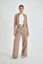 Women's Wide Leg Tailored Modal Fabric Trousers - 4