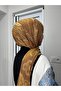 Patterned Silk Shawl Pd1 - Mustard - 3