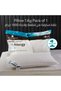 1200 Gms Pillow - 50X75 cm Hotel Style 100% Cotton - Gel Fiber Filling Pack Of 1 - 7