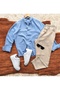 Men's Crinkled Linen Shirt and Pants Set