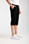 Men's Capri Length Side Pockets Lace-Up Waist Basic Bermuda Combed Cotton Shorts - 5