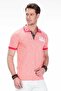 Ct416 polo collar embroidered slim fit men's t-shirt - 2