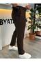 Italian Cut Fabric Trousers with Elastic Waist - 3