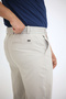 Men's Side Pockets, Elastic Waist, Lace-Up Belt, Relaxed Fit, Comfortable Cut Cool Fabric Trousers - 7