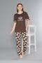 Short Sleeve Summer Viscose Pajama Set Beach Club 88-110 - 3
