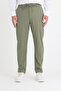 Men's Side Pockets, Elastic Waist, Lace-Up Belt, Relaxed Fit, Comfortable Cut Cool Fabric Trousers - 2