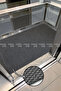 Elevator Moisture and Dust Absorbing Door Mat Gray