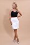 Slit Straight Tight Skirt-White - 5520100 - 4