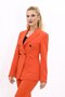 Orange Pocket Bag Jacket